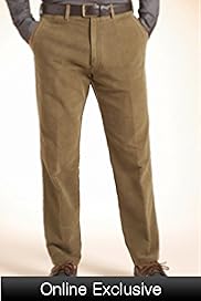 Big Tall Pure Cotton Moleskin Trousers