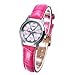 Casio Women's Core LTP1323L-4A Pink Leather Quartz Watch with White Dial