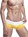 SEOBEAN Mens Low Rise Stripes Trunk Boxer Brief Short Underwear
