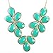 Jane Stone Bubble Bib Necklace Statement Necklace Chunky Necklace (Fn0621)