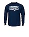 NFL New England Patriots Men's Tackle Trap Long Sleeve Crew Neck Fleece Tee, XX-Large, Navy