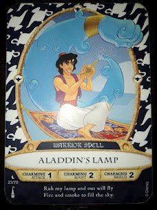 Sorcerers Mask of the Magic Kingdom Game, Walt Disney World - Card #23 - Aladdin's Lamp