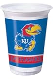 Creative Converting Kansas Jayhawks Printed 20 Oz. Plastic Cups (8 Count)