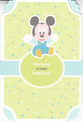 Greeting Card New Baby Disney 