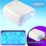 MelodySusie 36W violetii Lampe Blanc de Haute Efficacité Gel UV Ongle Grande sec pour les deux Salon de beauté Stuido Et Utilisation Personnelle à la maison