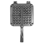 NordicWare 15040 Cast Aluminum Stovetop Belgium Waffle Iron