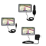 Deluxe Kit for the Garmin Nuvi 260W includes a USB cable with Car and Wall Charger - Gomadic Brand w/ TipExchange Technology