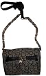 Women's Calvin Klein Purse Handbag Keylock Crossbody Khaki/Brown