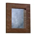 Mahogany Leaf Mirror