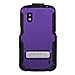 Seidio BD2-HK3LGN4K-PR ACTIVE Case with Metal Kickstand and Holster Combo for LG Nexus 4 - Retail Packaging - Amethyst