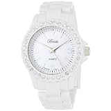 Breda Womens 2294-White Kennelly Rhinestone Be