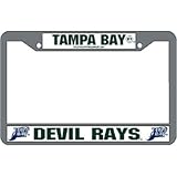 Tampa Bay Devil Rays MLB Chrome License Plate Frame by Rico Industries
