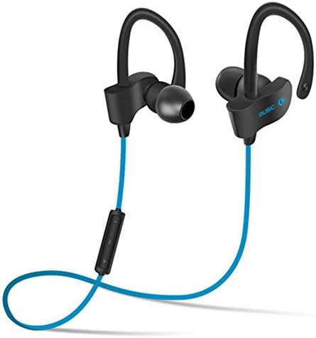 Seasky Bluetooth Headphones With Mic for Running, Gym, Exercise and Workout,Blue