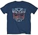 Transformers Vintage Autobot Logo Symbol T-shirt (XXL, Heather Navy)