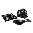 Trivet/Spoon Rest/Napkin Holder Set - Bronze