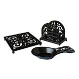 Trivet/Spoon Rest/Napkin Holder Set - Bronze