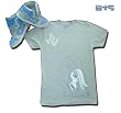 8&9 "Center Of Attraction" Printed Men's T-shirt By EIGHT & NINE DESIGNS Cool Grey/Icy Blue/White Classic Nike Dunk Color Way 8&9 Tee