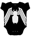 Spider Man Venom Logo Marvel Comics Baby Creeper Romper Snapsuit