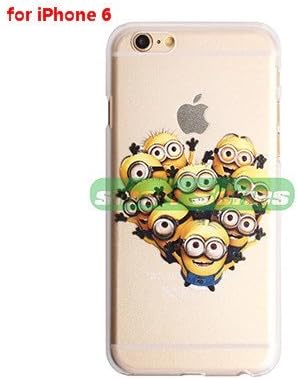 Character Transparent Iphone 6 Case (Minions Group)