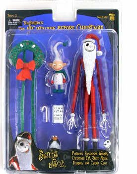 41sphZWJdzL NECA Tim Burtons The Nightmare Before Christmas Series 3 Action Figure Santa Jack