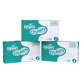 Pampers Cruisers Dry Max Diapers, Size 4, 100 Count: Health &amp; Personal Care