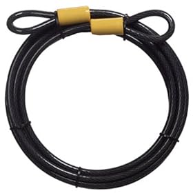 Master Lock 72DPF Heavy Duty Cable, 15 Feet Braided Steel, 3/8-Inch Diameter