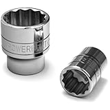 Powerbuilt 643216 3/4-Inch Drive 12 Point 1-7/8-Inch Socket