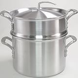 Polar Ware Double Boiler 3 Piece Set: 8 1/2 qt Inset & 10 qt Stock Pot