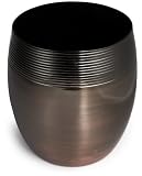 Steeltek Metro 9 Quart Wastebasket, Oil Rubbed Bronze