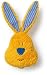 Trudi Sevi - 135035 - Jouet Premier Age - Warmer Natural Seeds - Rabbit - Blue