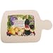 Cabernet Elegant shapely cutting board, 100% melamine European designs