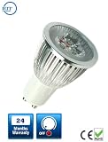 HitLights Dimmable Warm White GU10 6W LED Spotlight Bulb