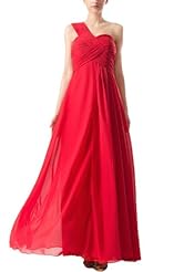 Sweetheart Fall Chiffon One Shoulder Evening Dress/Bridesmaid Dress 