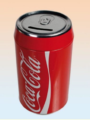 Metall-Spardose Coca Cola 10x8cm