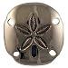 Sand Dollar Door Knocker Nickle Silver
