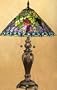 Classic Fieldstone Finish Butterfly Tiffany Lamp