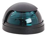 Attwood Black Cover 1-Mile Deck Mount Navigation Bow Light (Starboard/Green Lens)
