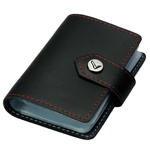 kilofly Credit Card Holder - Book Style with 26 Card Pockets - Alvin, with kilofly Mini Gift-for-You Card