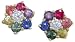 18KT Rainbow Sapphire Earrings