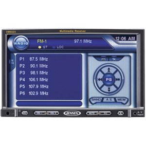 Jensen VM9223  7-inch Touch Screen Double Din MultiMedia Receiver