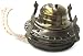 Glo Brite L27PA Mason Jar Oil Lamp Burner, Antique Brass