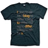 Blog to Differ Fine Jersey T-Shirt, Forest, XS