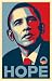 Barack Obama FAIREY (Hope) RARE Campaign Poster 11 x 17