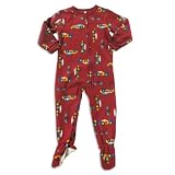 Calvin Klein Sleepwear - Boys Heavy Weight Blanket Sleeper, Maroon