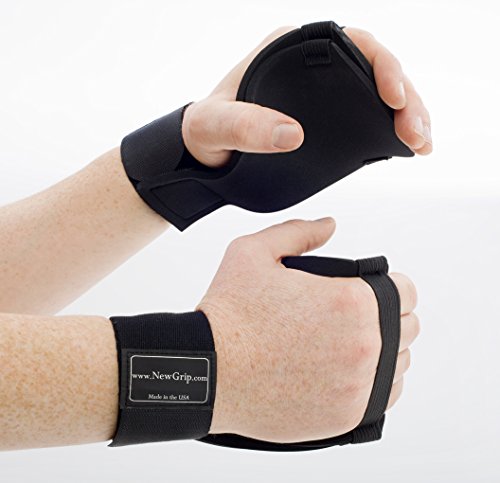 ThickGrips | Double Thick Weight Lifting Gloves for Body Building, Heavy Weights & Olympic Lifting | Heavy Duty Workout Gloves with Wrist Support