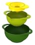 Joseph Joseph Nest 3 Nesting Bowl and Juicer Set, Multi-Color
