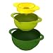 Joseph Joseph Nest 3 Nesting Bowl and Juicer Set, Multi-Color