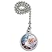 GRAPHICS & MORE Christmas Holiday Santa Catching Snowflakes Ceiling Fan and Light Pull Chain