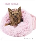 Shag Cuddle Cup Bed for Dogs by Susan Lanci - Pink