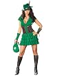 Sexy St. Patrick's Day Robin Hood Costume Green Corset Dress